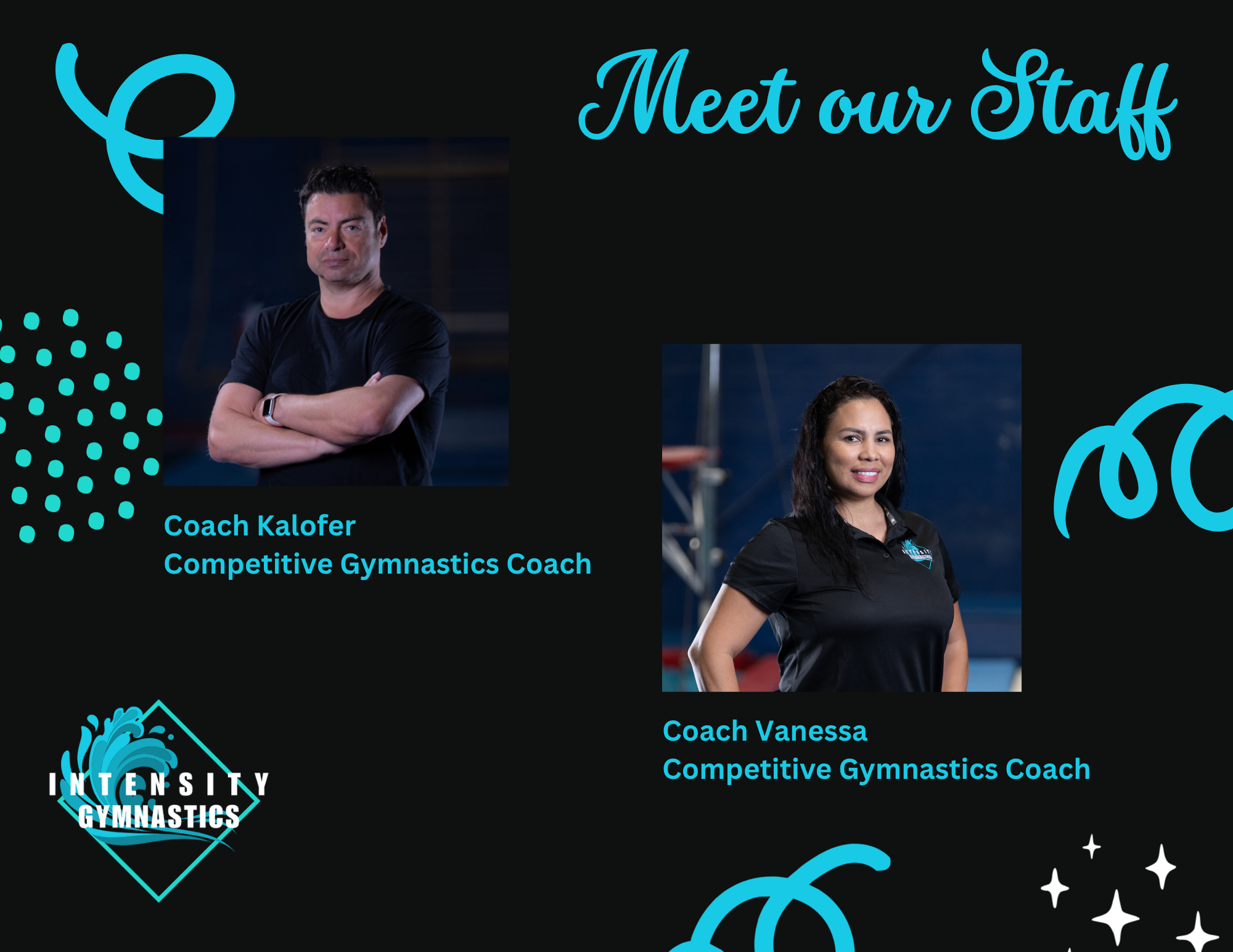 Meet our staff: Coach Kalofer and Coach Vanessa