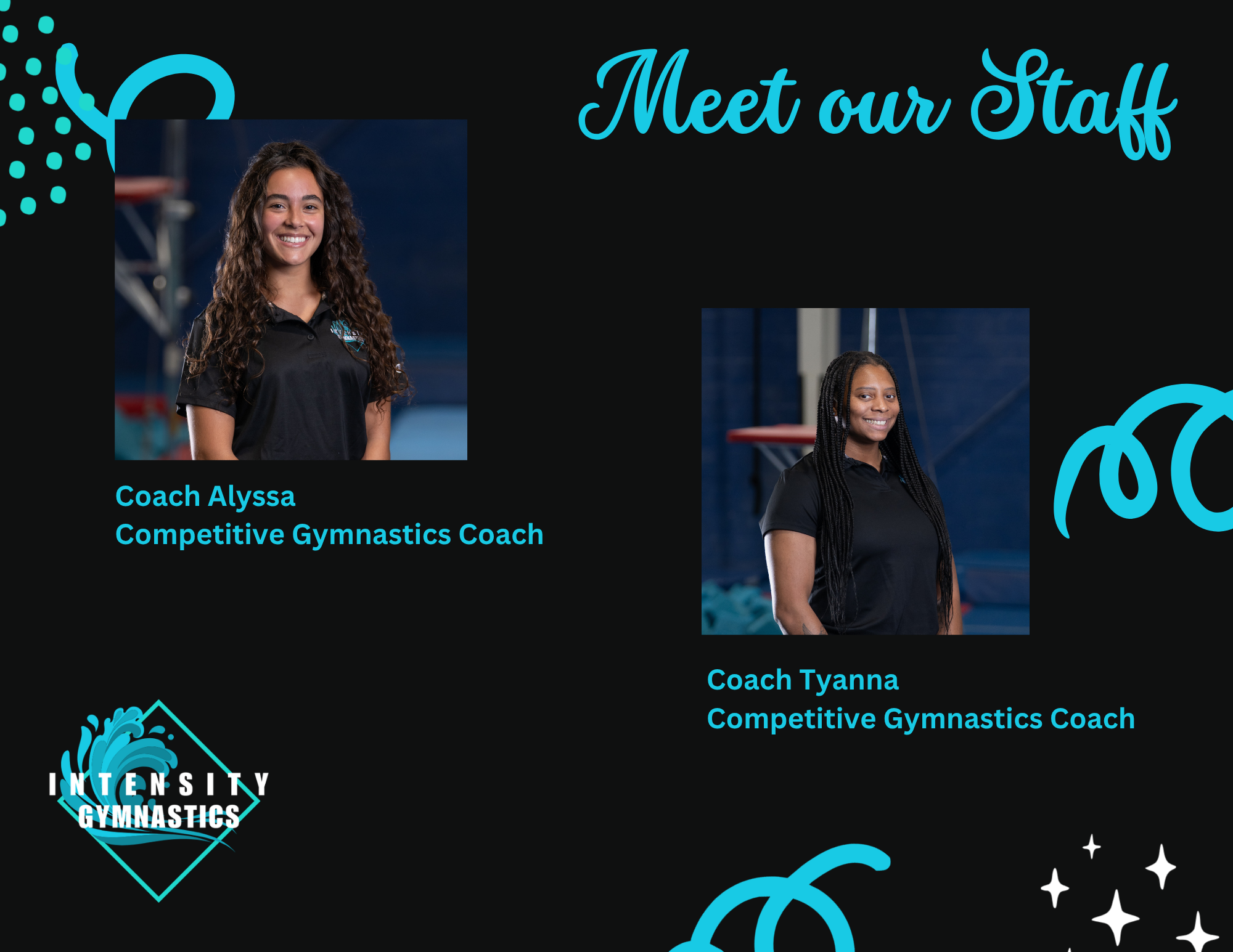 Meet our staff: Coach Alyssa and Coach Tyanna