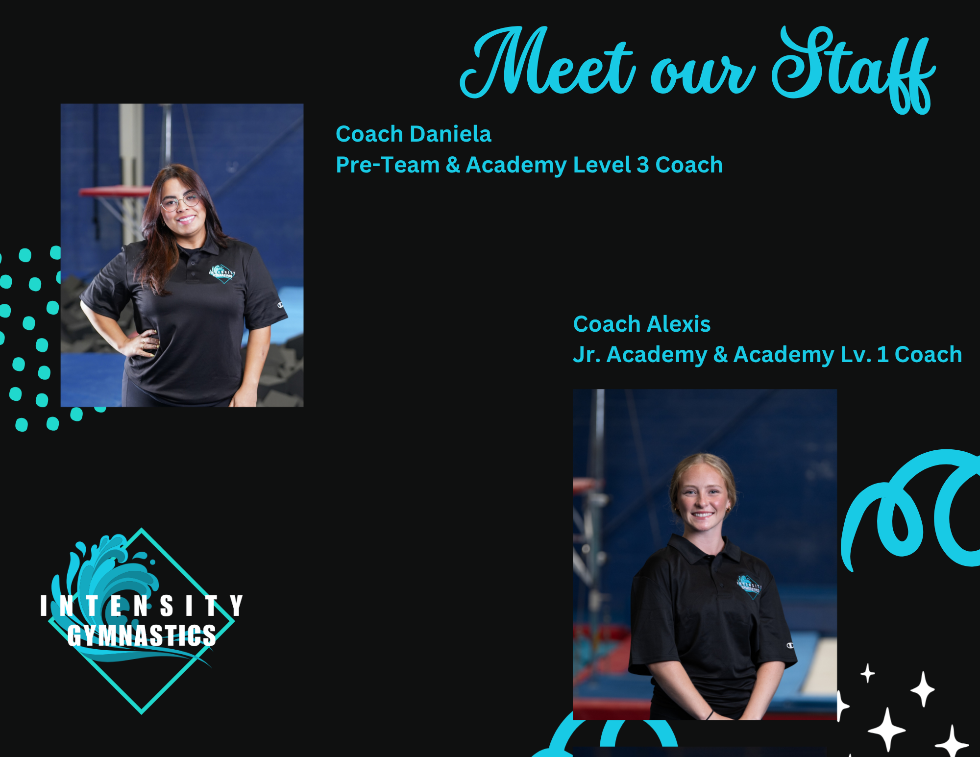 Meet our staff: Coach Ashlynn and Coach Alexis